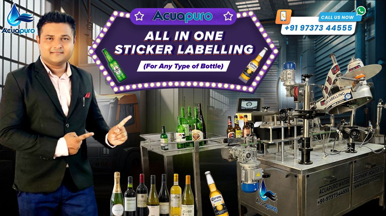 All in One Sticker Labelling Machine